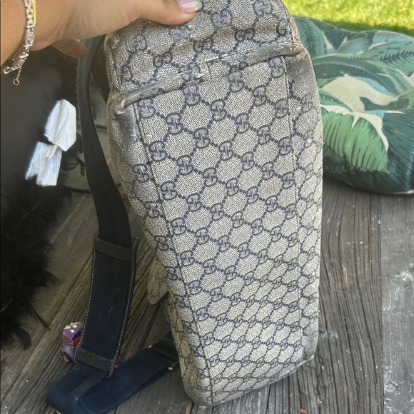 Gucci Beige and Blue Women's Diaper Bag - Picture 12 of 15